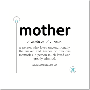 Mother  Definition  Gift Typography Print Art Print Printable Quotes Posters and Art